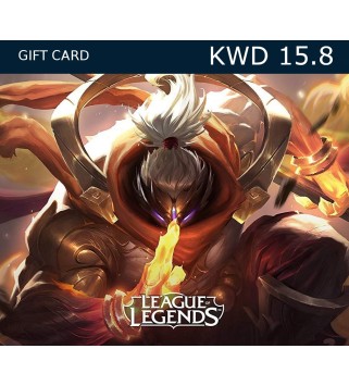 League of Legends KWD 15.8 Prepaid RP Card KW Key 